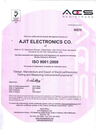 Transformer Ratio Meters, Losses Measuring Meters, Electronics Testing / Measuring Instruments, Mumbai, India